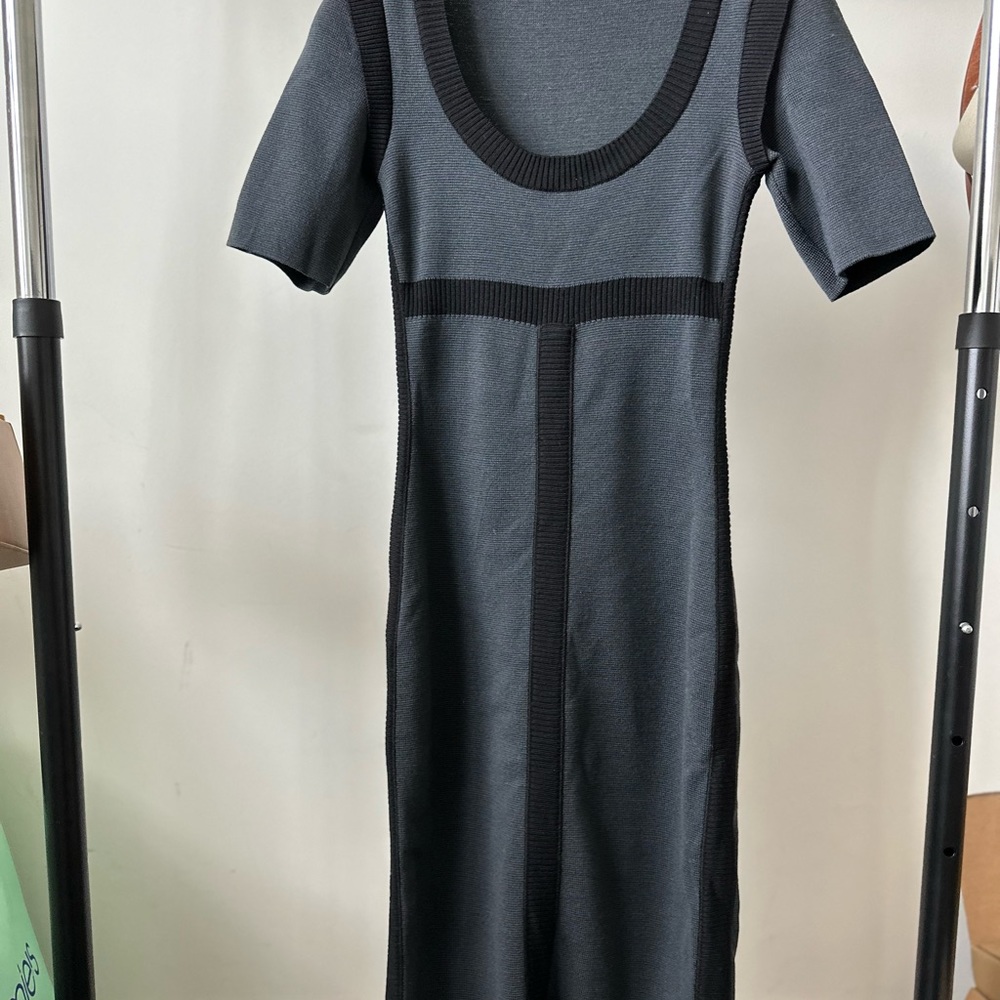 Iceberg knit dress in grey.